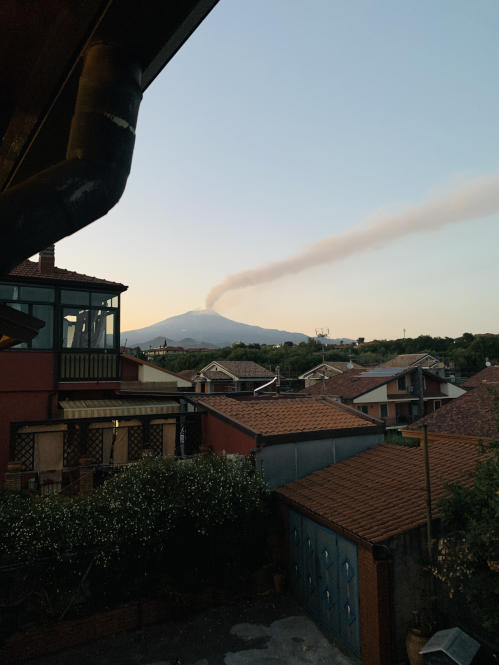 Rauch aus dem Etna