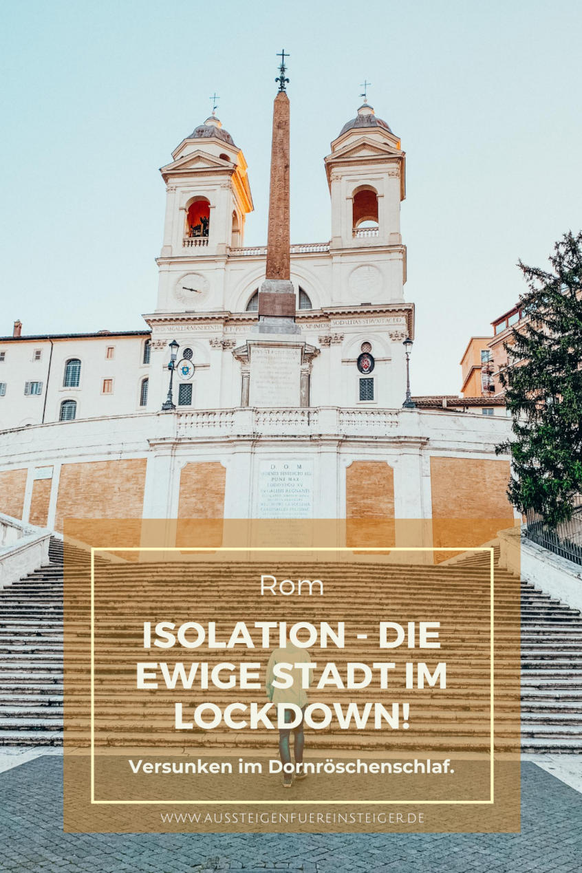 Spanische Treppe Rom - Zur Zeit des Lockdown